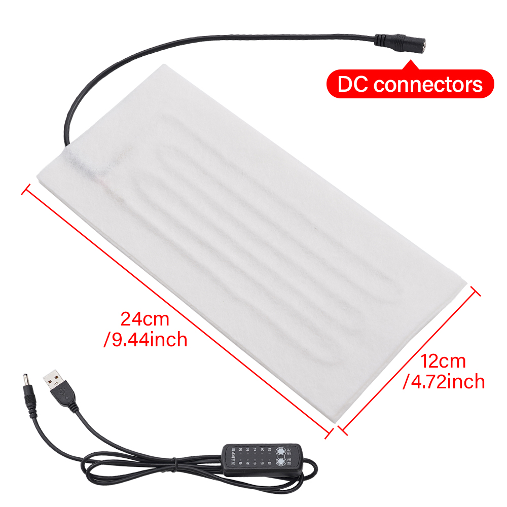 Hand Warmer Electric - 1Pc 120x240mm USB 난방 패드 의류
