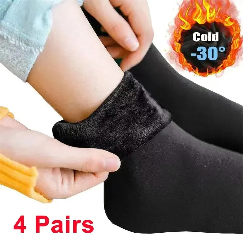 Thermal Sock Wool - 여성 겨울 양말 Hermal 캐시미어 양모