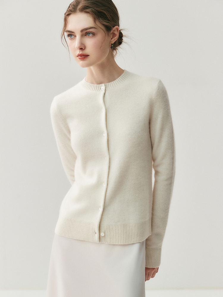 CHICUU 가을 겨울 여성 두꺼운 O넥 가디건 기본  - Wool Coat Peacoat 리뷰 및 가격