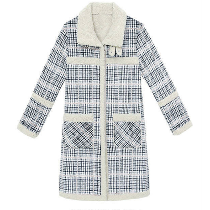 여성용 양모 모직 코트, 두꺼운 플러스 벨벳 따뜻한 코 - Wool Coat Peacoat 리뷰 및 가격