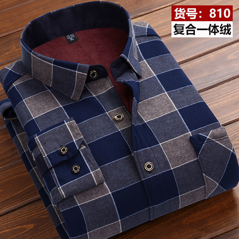 2026 겨울 남성 패션 스마트 캐주얼 스트라이프 긴팔 - Flannel Shirt Lined 리뷰 및 가격