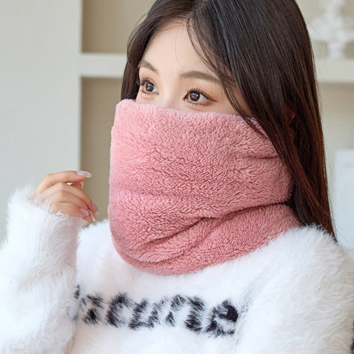 남성과 여성을 위한 새로운 단색 양털 안감 방한 플러시 - Neck Gaiter Fleece 리뷰 및 가격