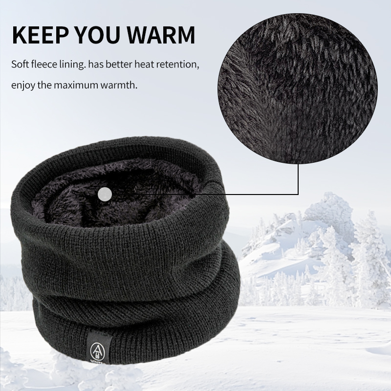 겨울용 넥워머 이중 레이어 두꺼운 리브 니트 플리스 안 - Neck Gaiter Fleece 리뷰 및 가격