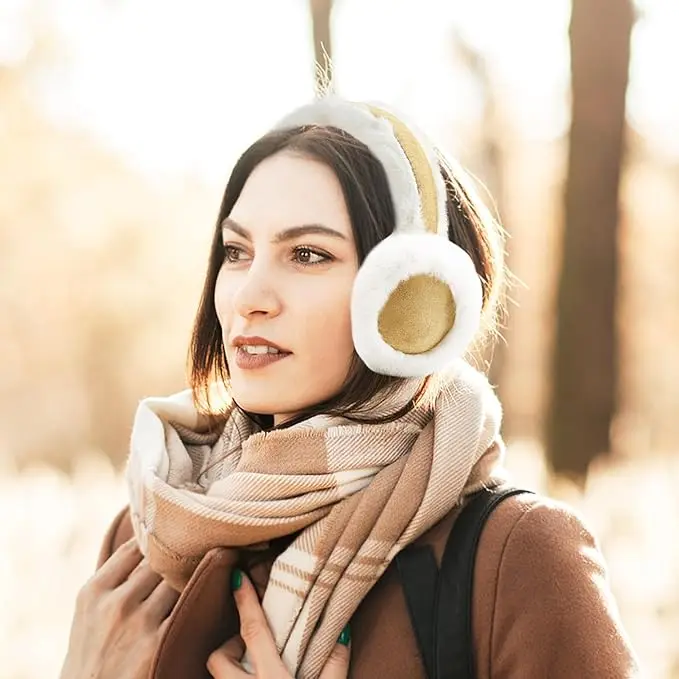 두꺼운 플러시 접이식 귀마개 겨울용 따뜻한 귀덮개 여성 - Earmuffs Foldable 리뷰 및 가격