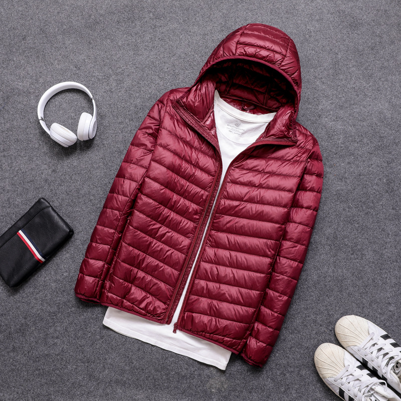 남성용 초경량 패커블 다운 재킷, 방수 및 방풍, 통기 - Down Jacket Packable 리뷰 및 가격