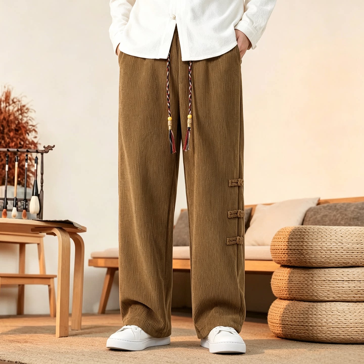남성용 바지 신상 가을 따뜻한 두꺼운 코듀로이 바지 패 - Corduroy Pant Warm 리뷰 및 가격