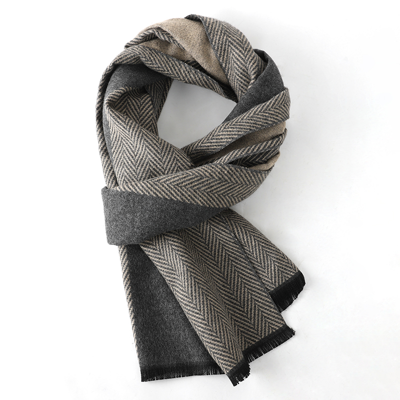 럭셔리 겨울 남성 스카프 숄 따뜻한 가을 캐시미어 손수 - Wool Scarf Men 리뷰 및 가격