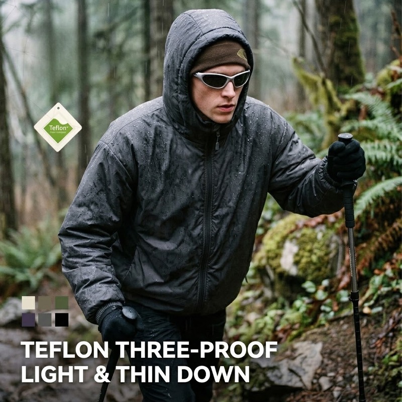 남성용 테프론 3-in-1 방수 후드 다운 재킷 – 가 - Down Jacket Packable 리뷰 및 가격